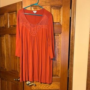 Avenue Rust Tunic Top